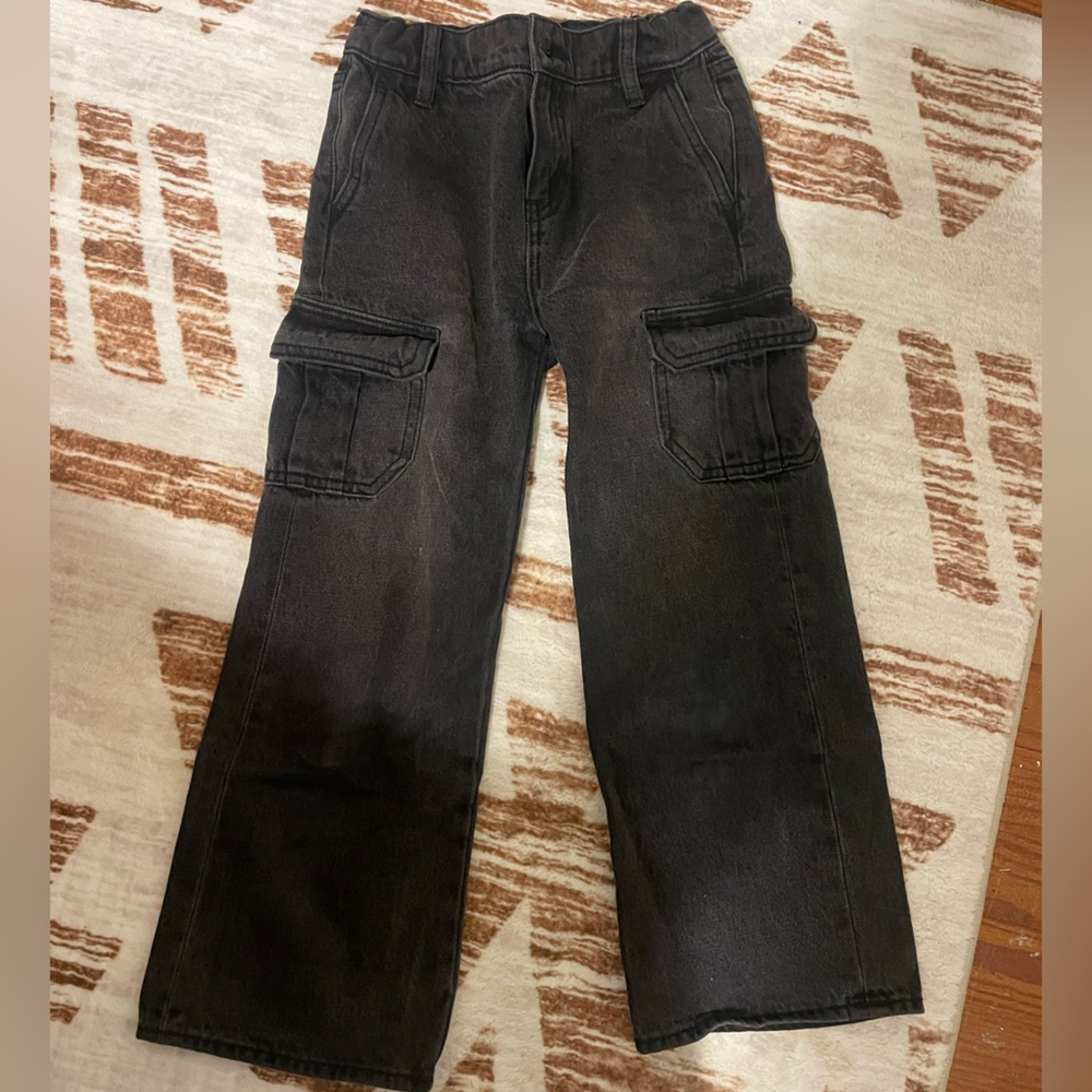 Girls Old Navy Black cargo Jeans